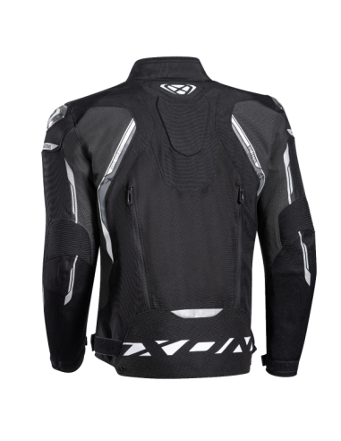 Chaqueta IXON BLASTER Negro-Blanco