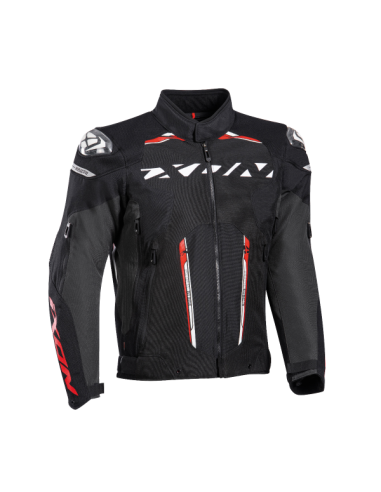Chaqueta IXON BLASTER Negro-Blanco-Rojo