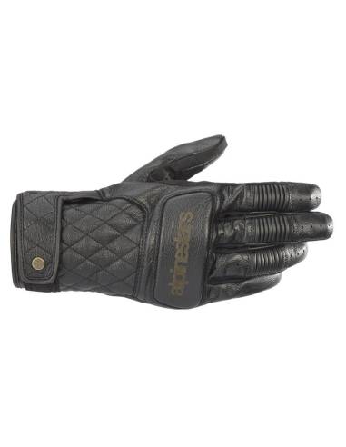 Guantes ALPINESTARS BRASS LEATHER NEGRO