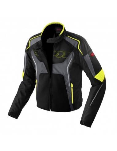 Chaqueta SPIDI TRONIK NET NEGRO-FLUOR
