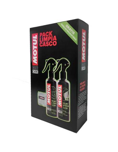 Pack Limpia Cascos MOTUL M1+M2