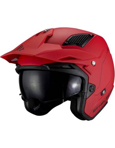 Casco MT DISTRICT SV S SOLID A5 rojo...