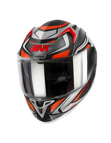 Casco GIVI 50.9 Atomic Negro/Plata/Rojo