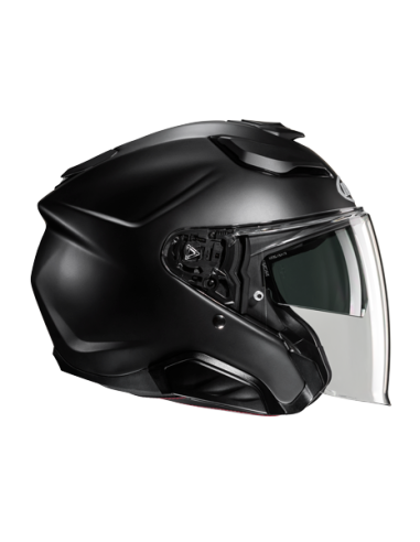 Casco HJC F31 Uni Semi Flat Negro