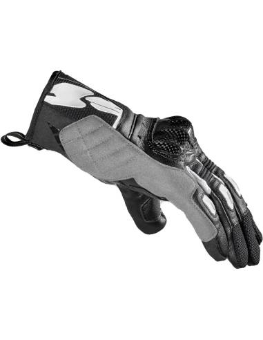 Guantes SPIDI G-CARBON Negro/Blanco