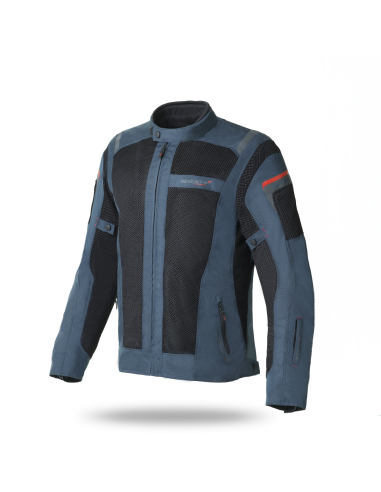 Chaqueta SEVENTY SD-JT56 Negro/Azul
