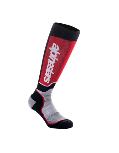 Calcetines MX Plus Black/Gray/Red