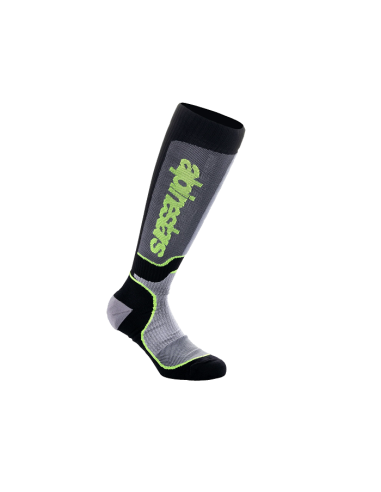 Calcetines MX Plus Black/Gray/Yellow...