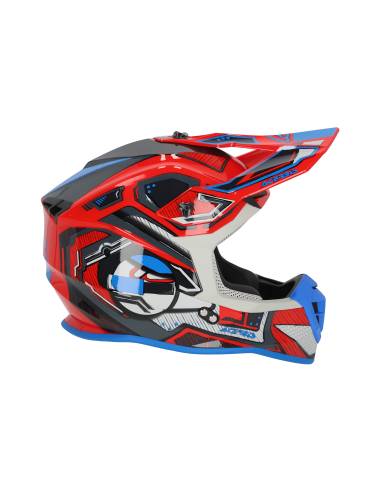 Casco Acerbis  LINEAR 22-06 rojo azul