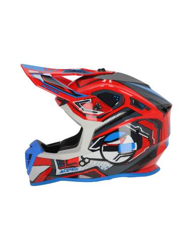 Casco Acerbis  LINEAR 22-06 rojo azul