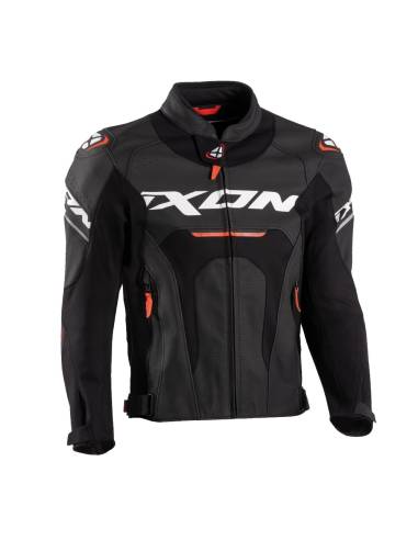 Chaqueta IXON Jackal Negro/Blanco/Rojo