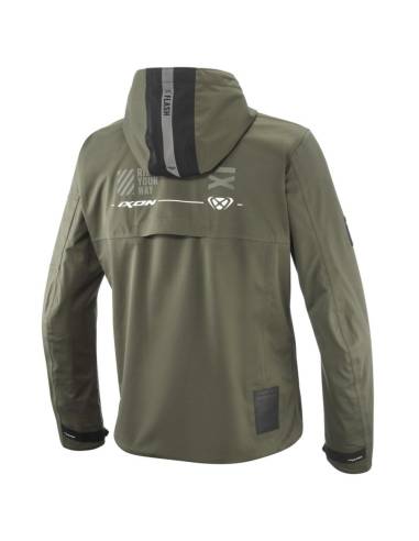Chaqueta IXON M-Quarter Khaki/Negro