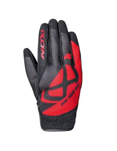 Guantes IXON Rs Slicker Negro/Rojo
