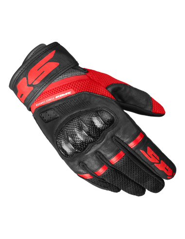 Guantes SPIDI Power Carbon Rojo