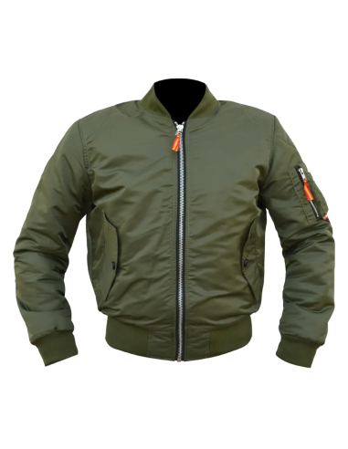 Chaqueta RHOXS Bomber 100% Kevlar Verde