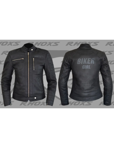 Chaqueta RHOXS Biker girl 100% Kevlar