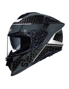 Casco SMK Titan Carbon Nero...