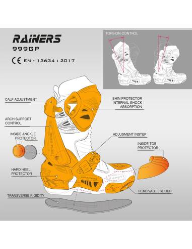 Botas RAINERS 999 GP Carbono...
