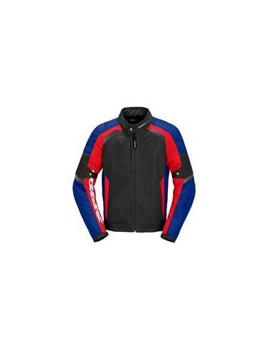 Chaqueta SPIDI Tek Net Negro/Rojo/Azul