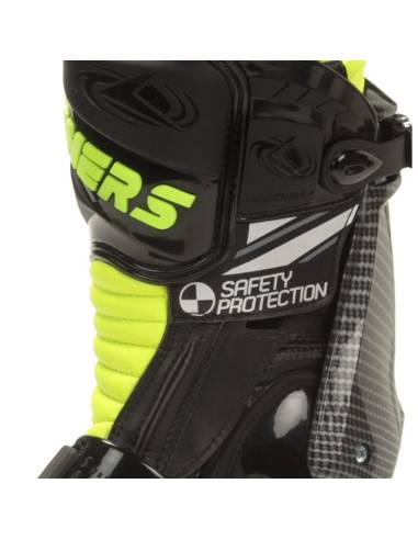 Botas RAINERS 999 Negro/Amarillo Fluo