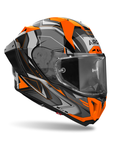 Casco AIROH GP 800 Must Naranja Brillo