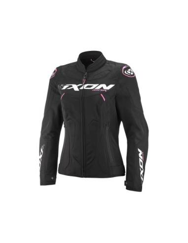 Chaqueta IXON Ionix Lady Negro/Rosa Fluo