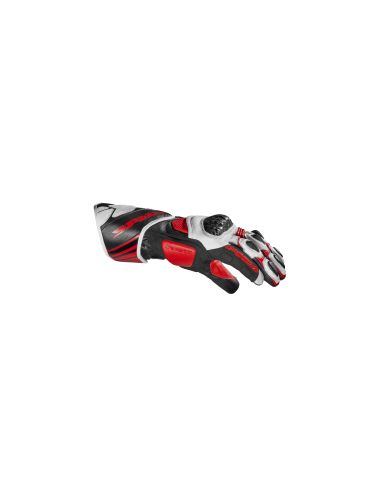 Guantes SPIDI Carbo 7 Negro/Blanco/Rojo
