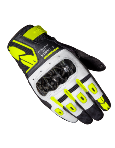 Guantes SPIDI G-CARBON Negro/Amarillo...