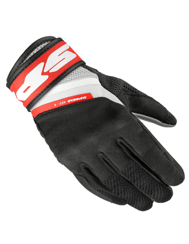 Guantes SPIDI NEO-S Negro/Rojo