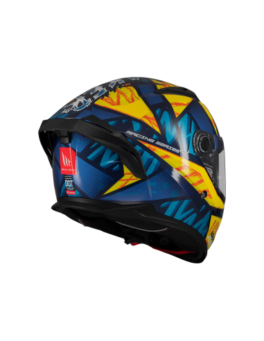 Casco MT Braker SV Fury C17 Brillo