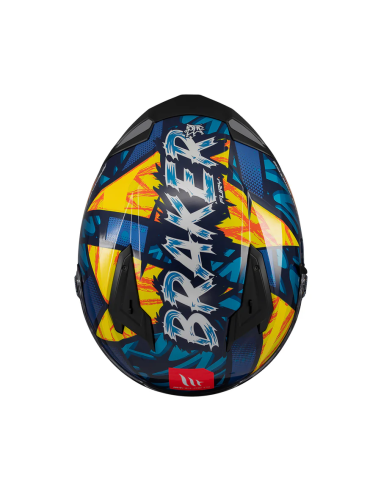 Casco MT Braker SV Fury C17 Brillo
