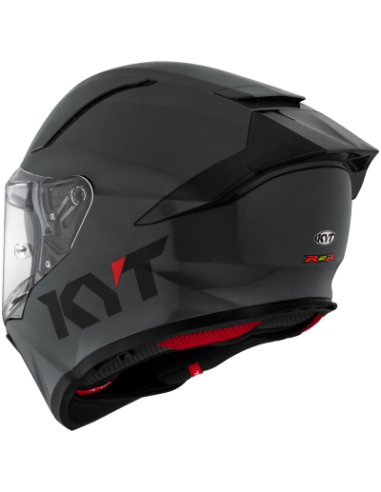 Casco KYT R2R Plain GRL Gris
