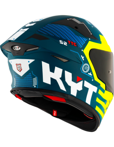Casco KYT TT-REVO Fuselage Amarillo Mate