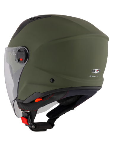 Casco KYT D-CITY Verde Militar Mate