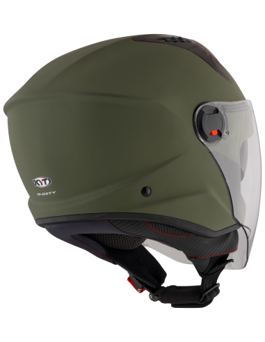 Casco KYT D-CITY Verde Militar Mate