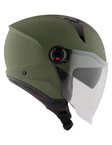 Casco KYT D-CITY Verde Militar Mate