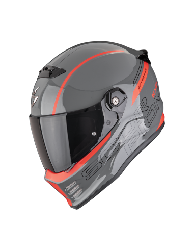 Casco Scorpion COVERT FX DANKO Gris-Rojo