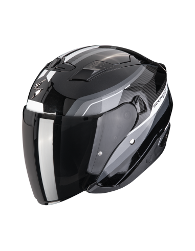 Casco SCORPION EXO-230 HIPE Negro-Plata