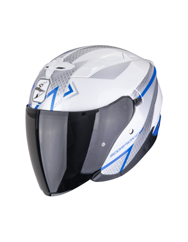 Casco SCORPION EXO-230 Loop Blanco/Azul