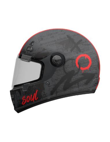 Casco MT Jarama SV Papercut C15 Mate