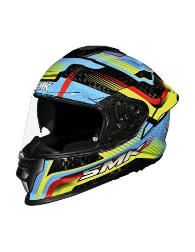 Casco SMK Titan Carbon Razor Decorado...