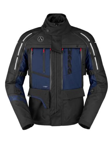 Chaqueta SPIDI 4 Season V3 Negro/Azul