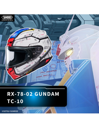Casco SHOEI NXR 2 RX-78-02 Gundam TC10