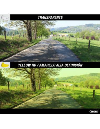 Pantalla SHOEI CWR-F2R Amarillo Alta...