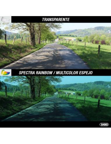 Pantalla SHOEI CNS-3C Rainbow Espejo...