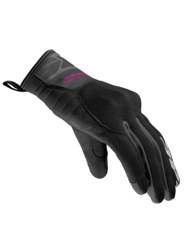 Guantes SPIDI Flash-KP Lady Negro/Fucsia