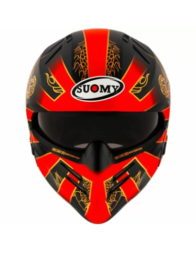 Casco SUOMY Armor Dragon Rojo Mate