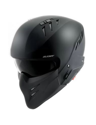 Casco SUOMY Armor Plain Negro Mate