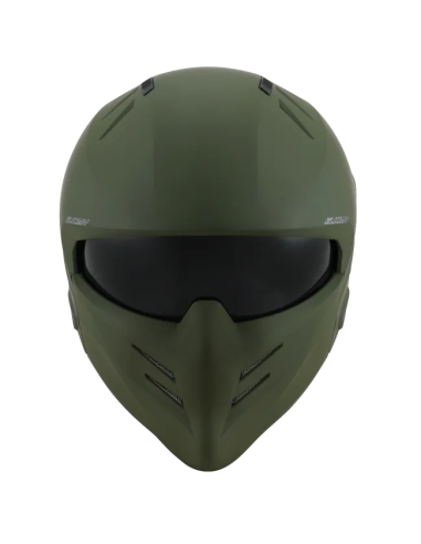 Casco SUOMY Armor Plain Verde Militar...