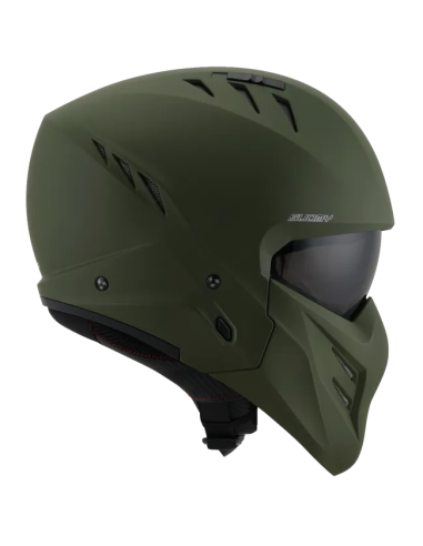 Casco SUOMY Armor Plain Verde Militar...